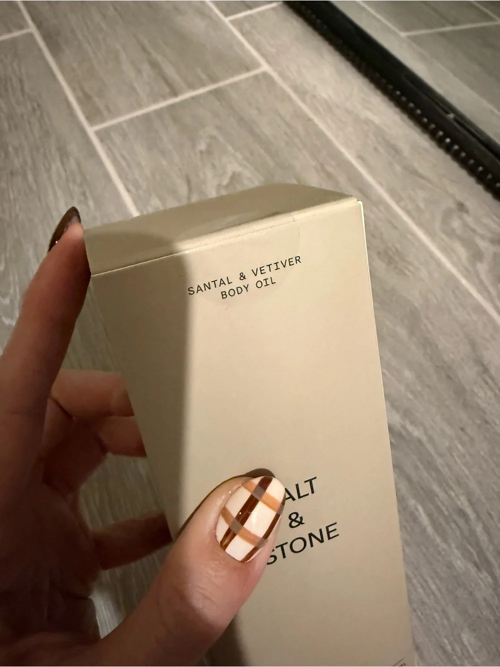 NIB Salt & Stone Santal & Vetiver Body Oil